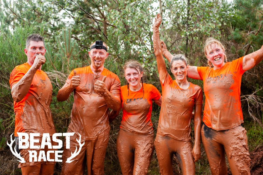 Banchory Beast Race Chad Mike Karen Sarah Rachel