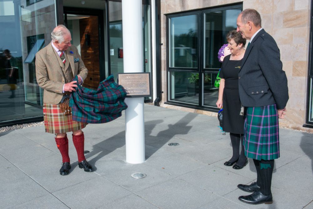 Prince Charles officially opening office