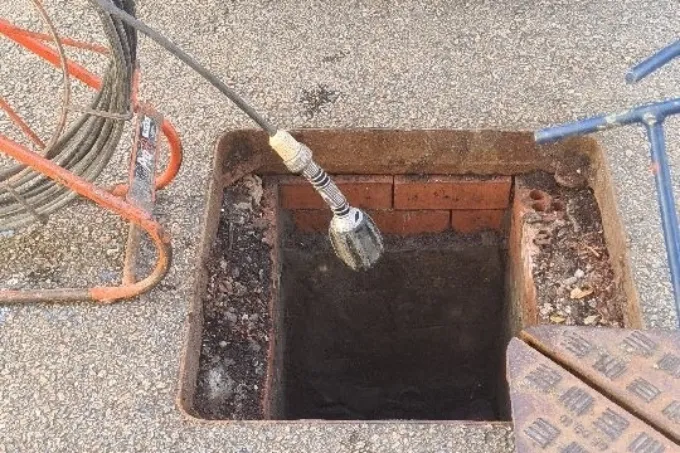 Setup for blockage relief