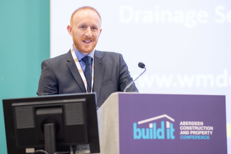 W M Donald present on the challenges of building a new town at Aberdeen construction and property conference