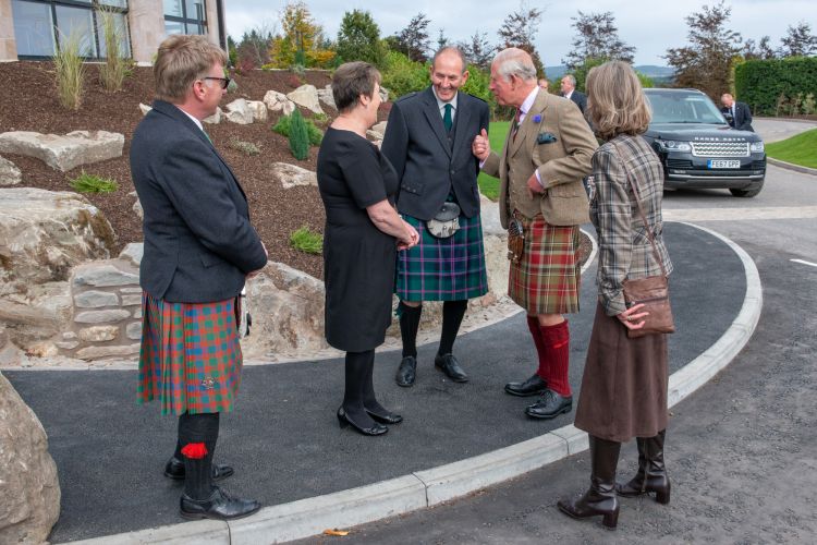 His Royal Highness, The Prince of Wales, Duke of Rothesay Opens New W M Donald Headquarters