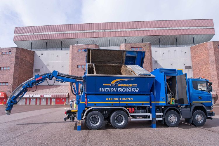 W M Donald’s new suction excavator joins the fleet on January 4th – and you can hire it!